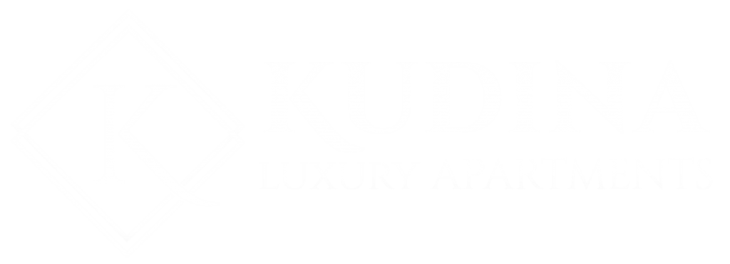 White transparent header for Kudina Luxury Apartments