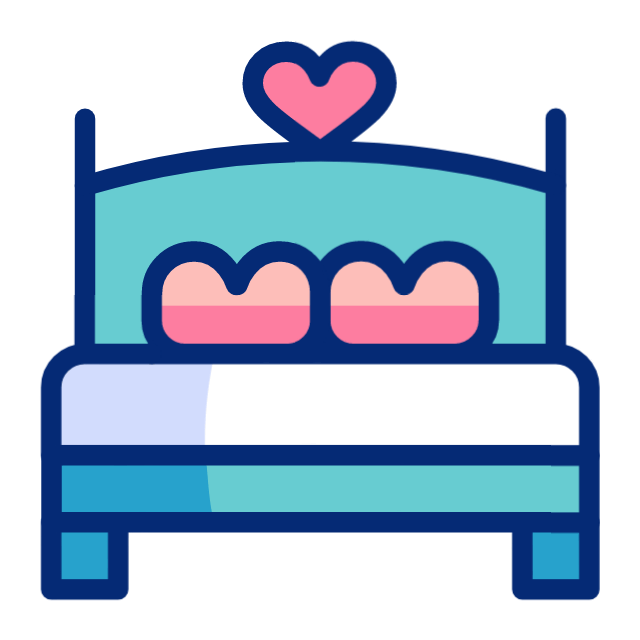 comfortable bed Icon